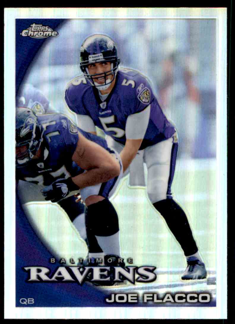 2010 Topps Chrome Refractor Jow Flacco On Kronozio