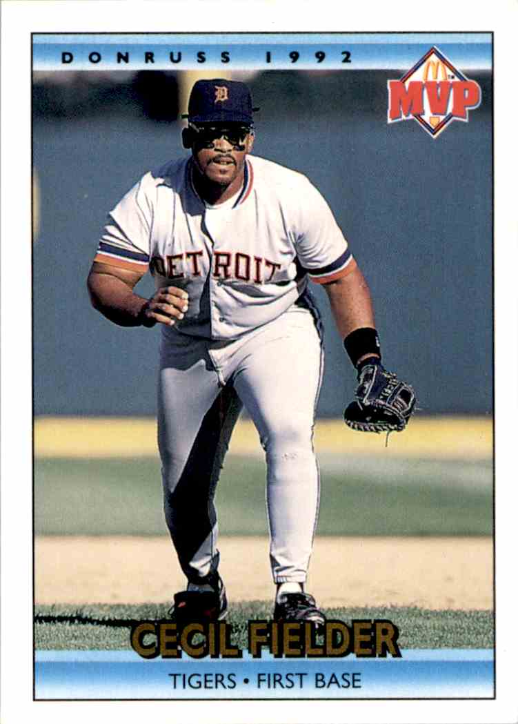 Donruss Mcdonald S Cecil Fielder Detroit Tigers Ebay