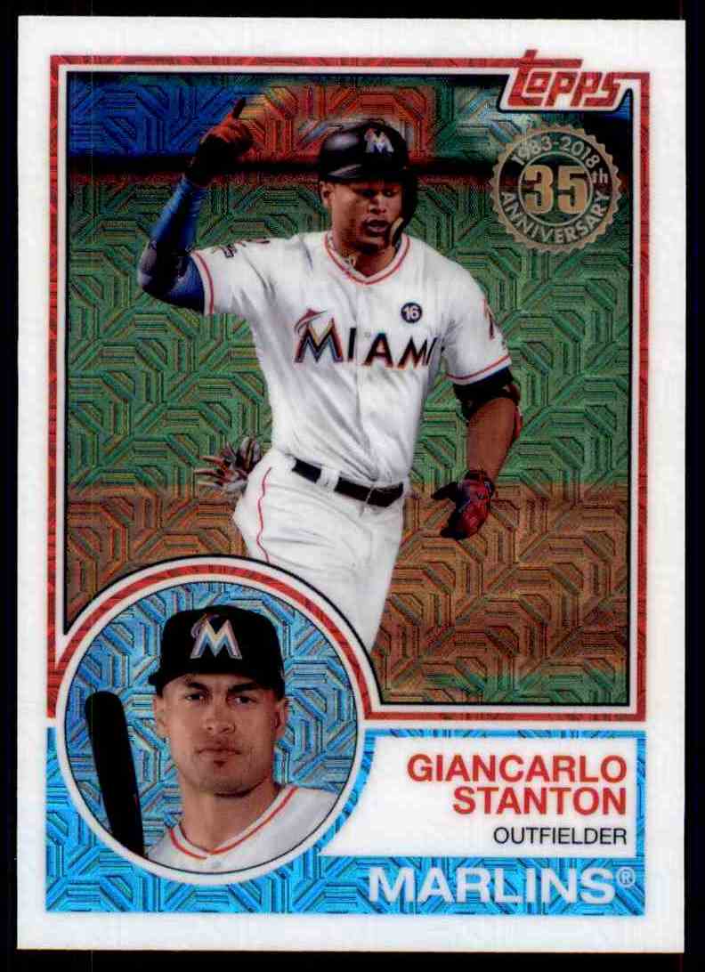 Topps Series Topps Chrome Giancarlo Stanton B On Kronozio