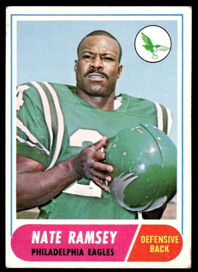 1968 TOPPS NATE RAMSEY B PHILADELPHIA EAGLES 136 EBay