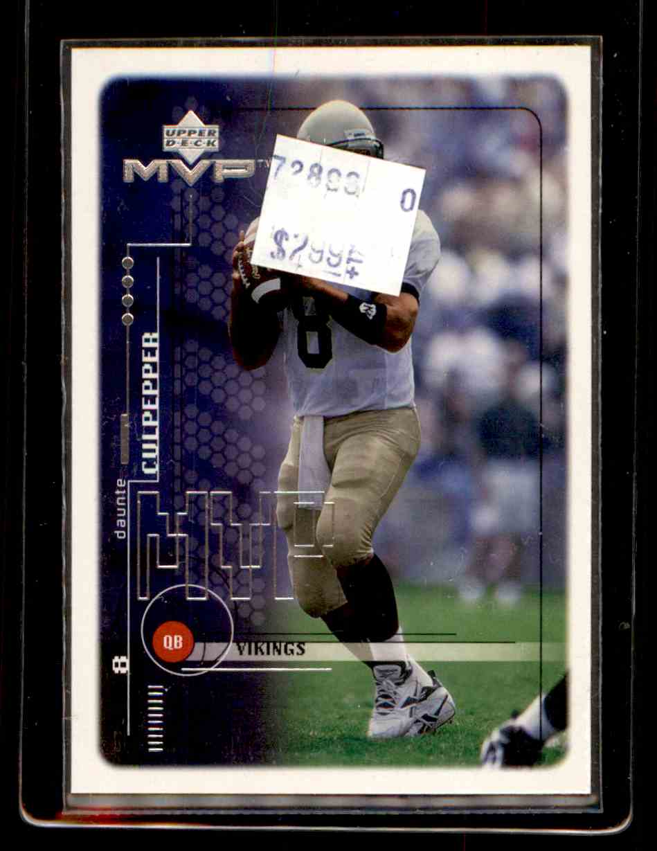 Upper Deck Mvp Daunte Culpepper On Kronozio