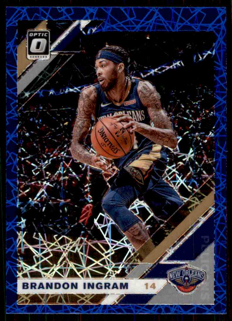 Panini Donruss Optic Blue Velocity Prizm Brandon Ingram On