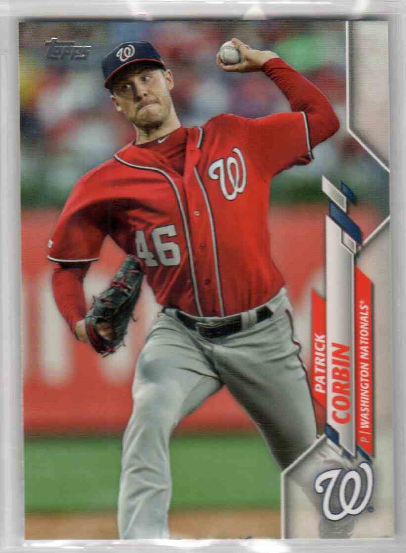 2020 Topps Series 1 Patrick Corbin 265 On Kronozio