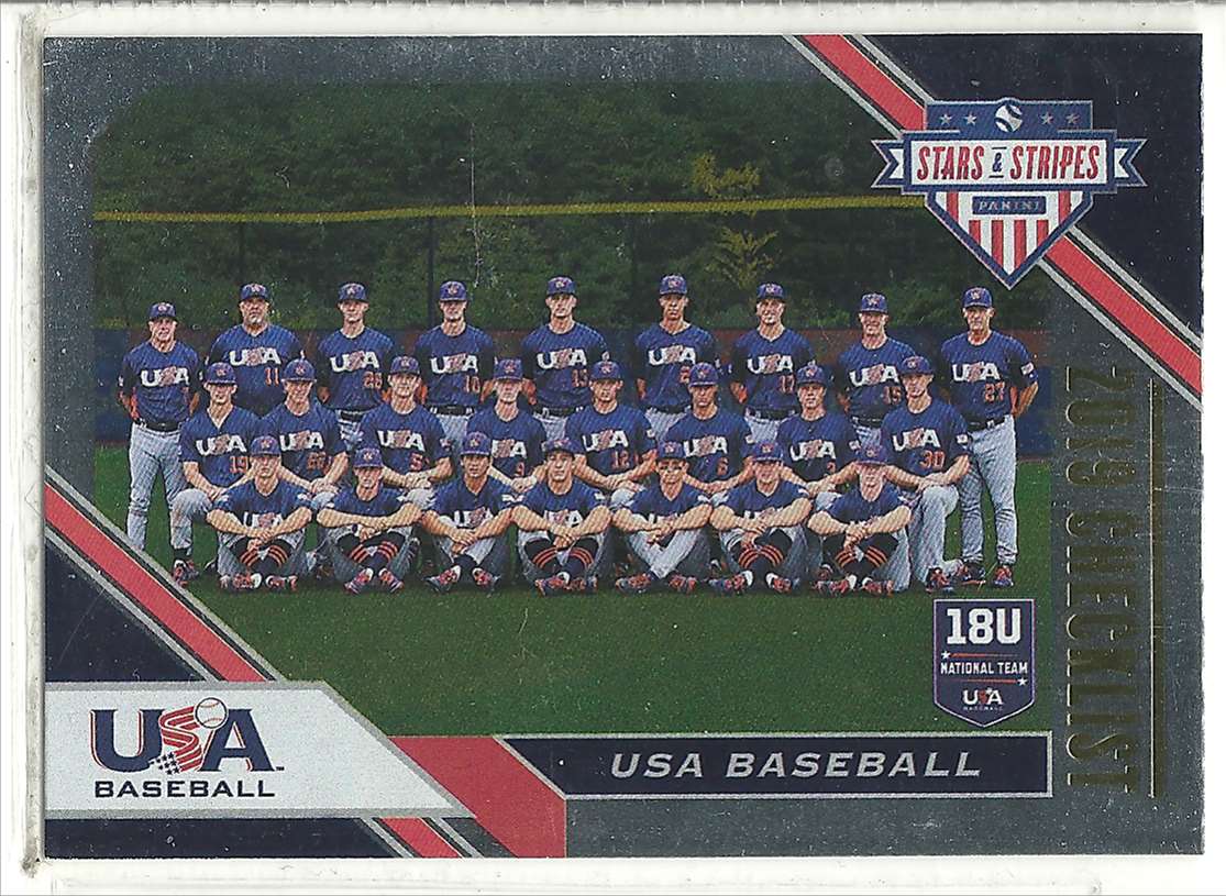 2020 Panini USA Baseball Stars & Stripes USA 18U National Team #28