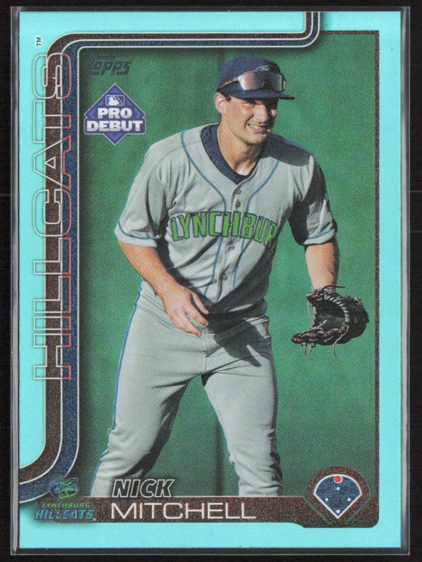2025 Topps Pro Debut Aqua Nick Mitchell /75 Lynchburg Hillcats #PD