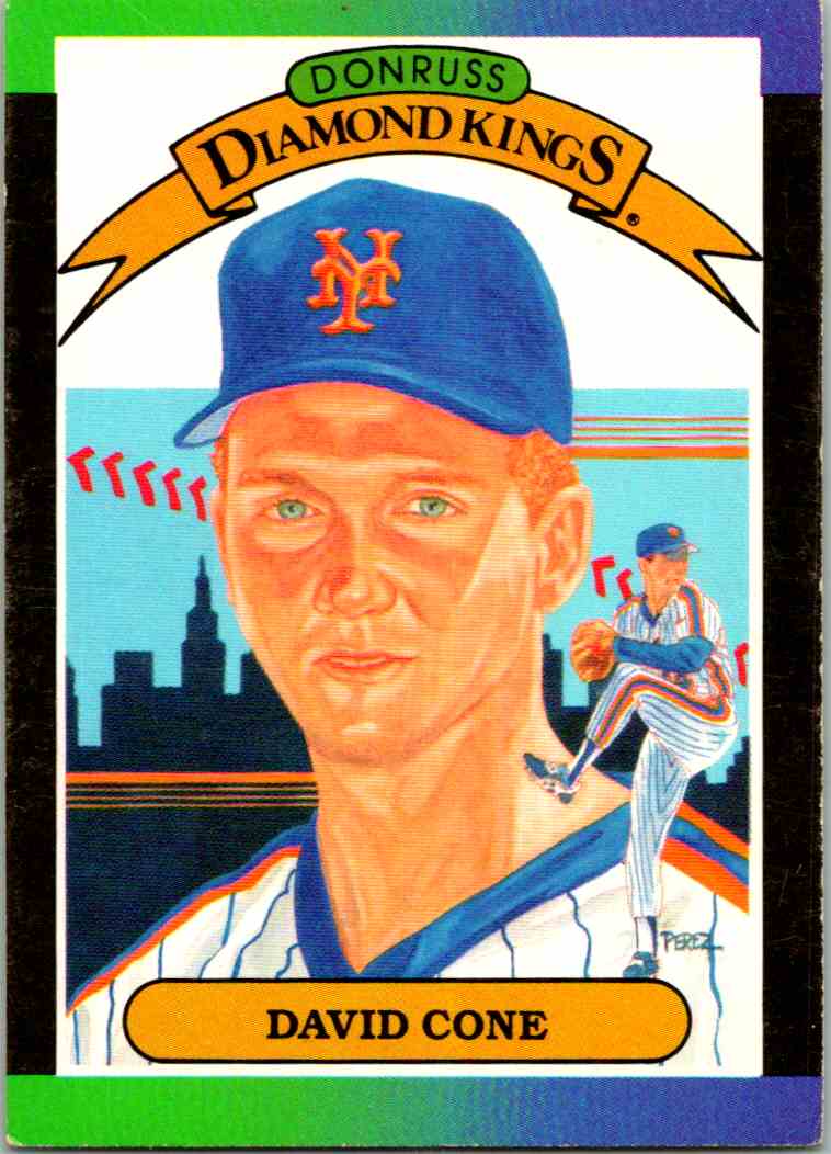 1988 DONRUSS DAVID CONE 9 BASEBALL CARD eBay