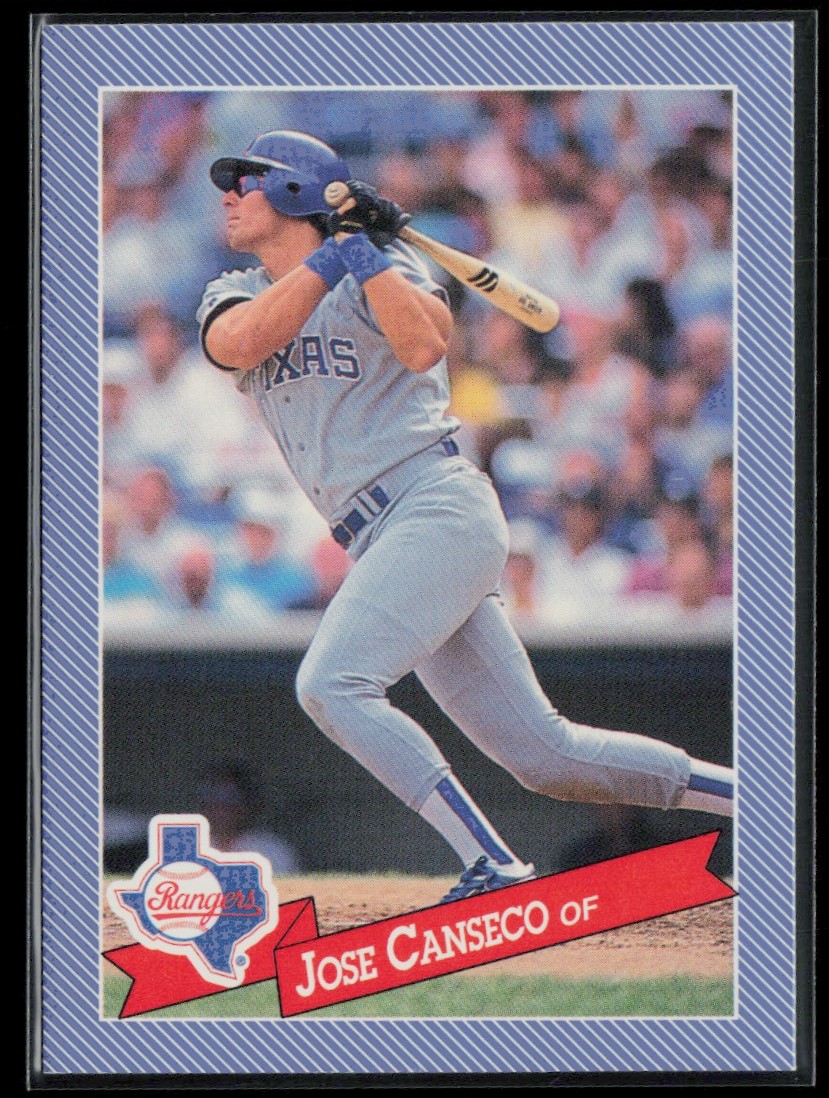1992 Continental Baking Hostess Baseballs Jose Canseco Texas