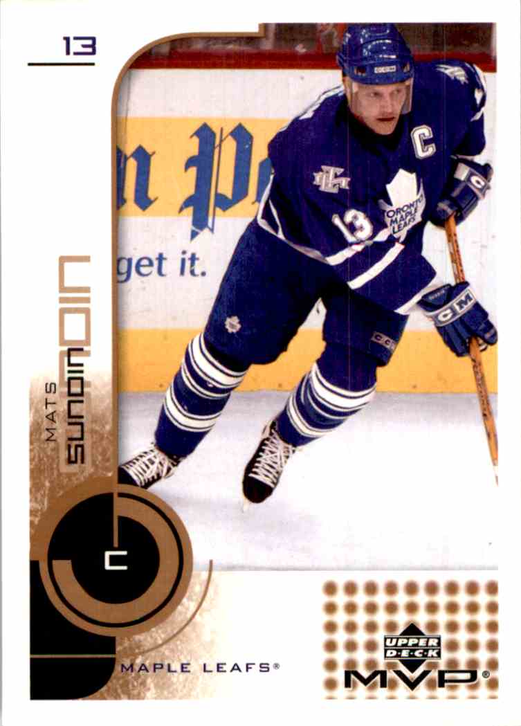 200203 Upper Deck MVP Mats Sundin 175 eBay