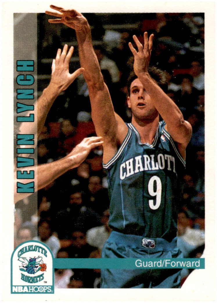 1992-93 Hoops Kevin Lynch Charlotte Hornets #360 Basketball Card
