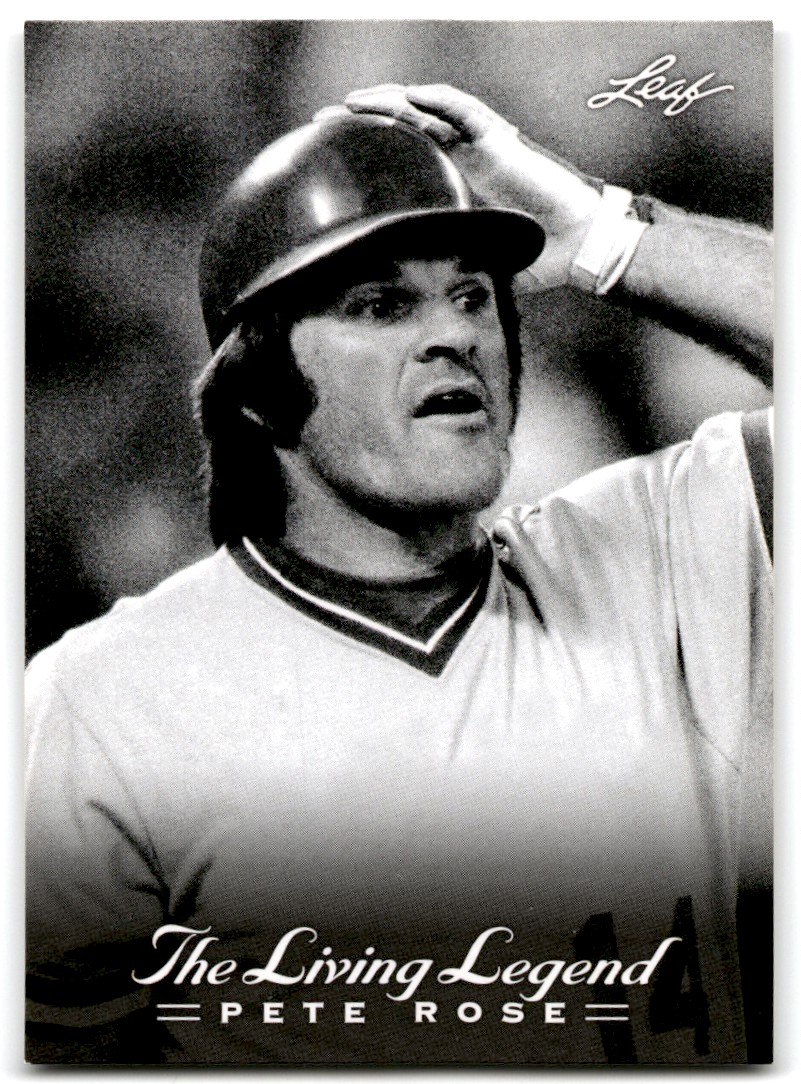 2012 leaf living legend hotsell Pete Rose cards