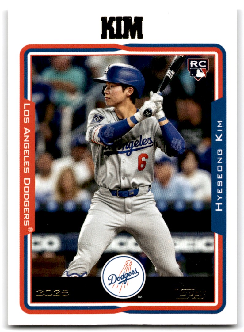 2025 Topps Archives Hyeseong Kim RC Los Angeles Dodgers #207 | eBay