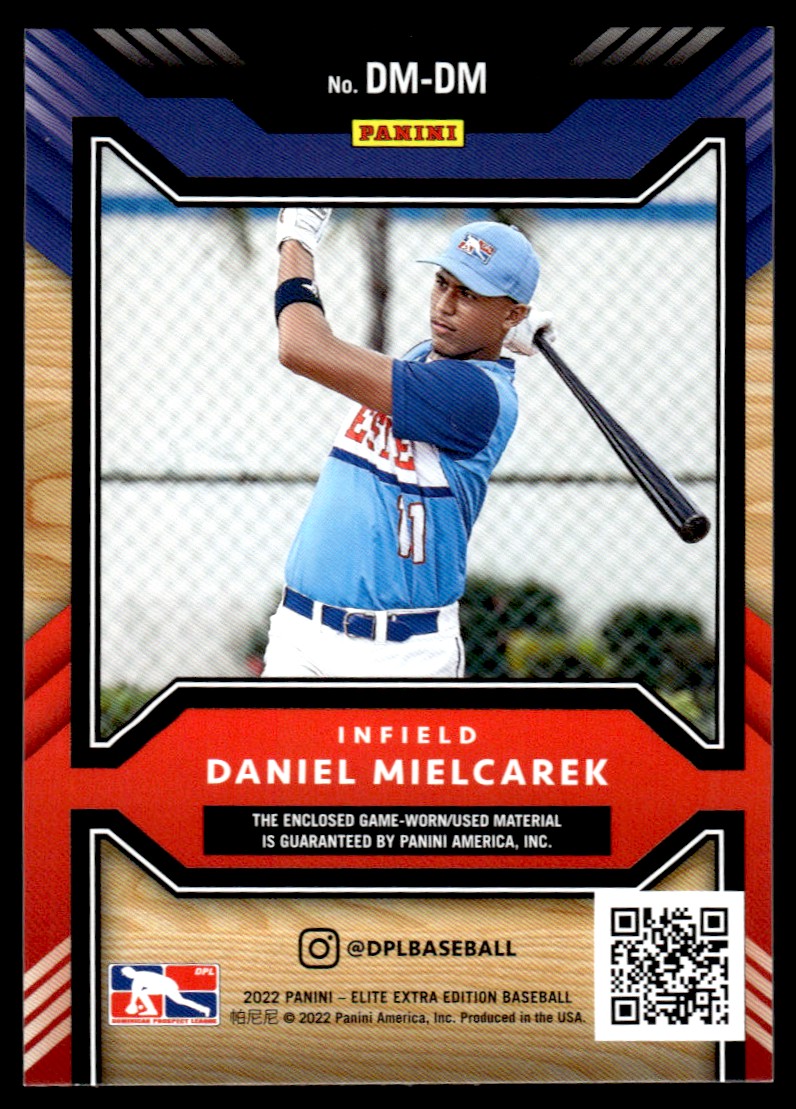ペプシ 75年 中日角メンコ 15枚セット 2022 Panini Elite Extra Edition DPL Materials Orange Daniel