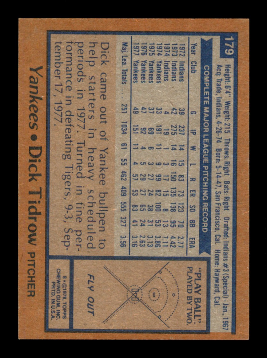 Topps Baseball #1-250 1978 - TÚ ELIGES - Completa tu conjunto - Imagen 357 de 499