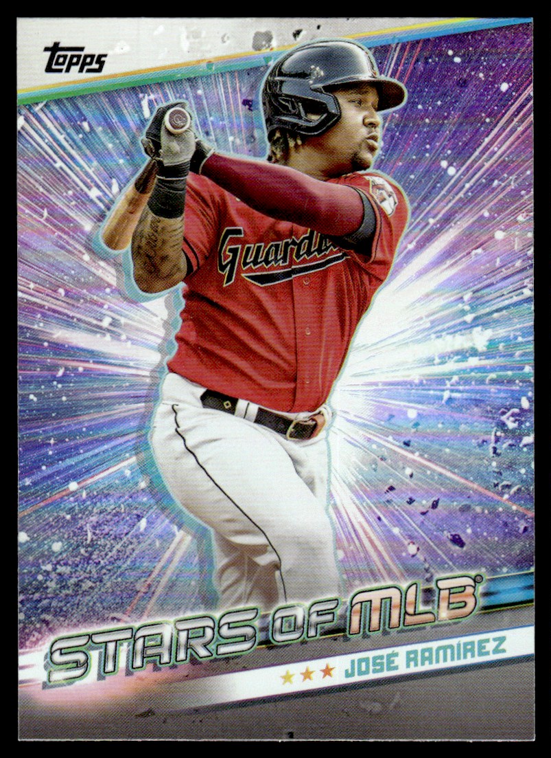 2024 Topps Stars of MLB Baseball Card José Ramírez Cleveland