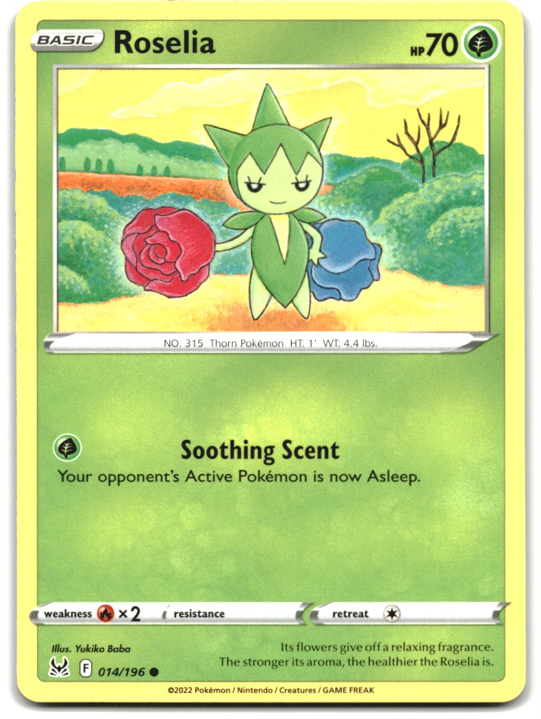 Pokemon Trading Card TCG Roselia #014 | eBay
