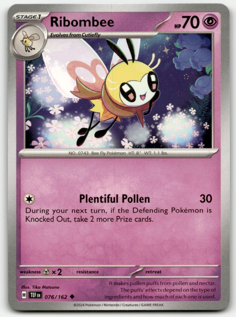 Pokemon TCG Card Scarlet & Violet Ribombee #76 | eBay