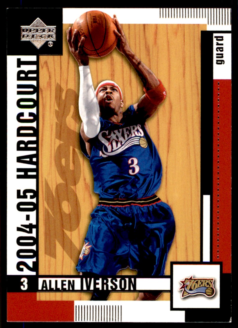 2004-05 Upper Deck Hardcourt Allen Iverson #64 on Kronozio