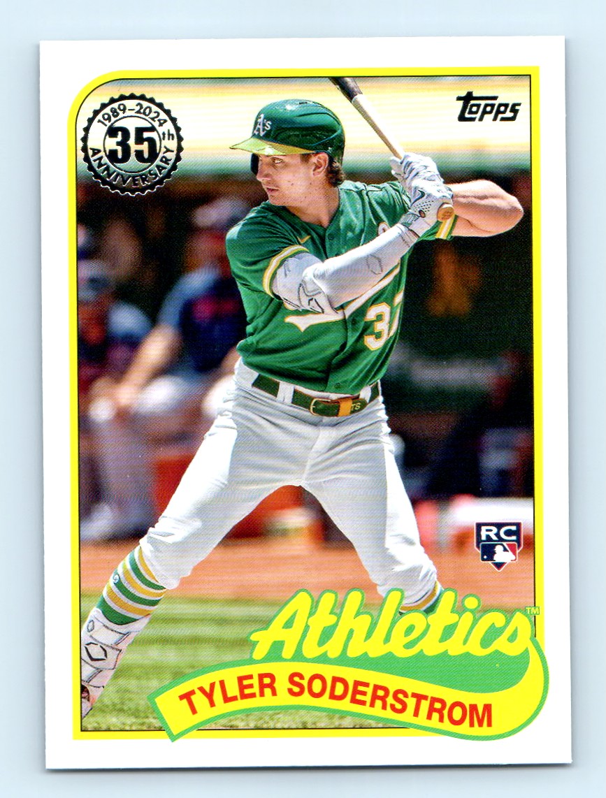 Topps 2024 series1 Oakland Athletics Tyler Soderstrom 直筆サイン 