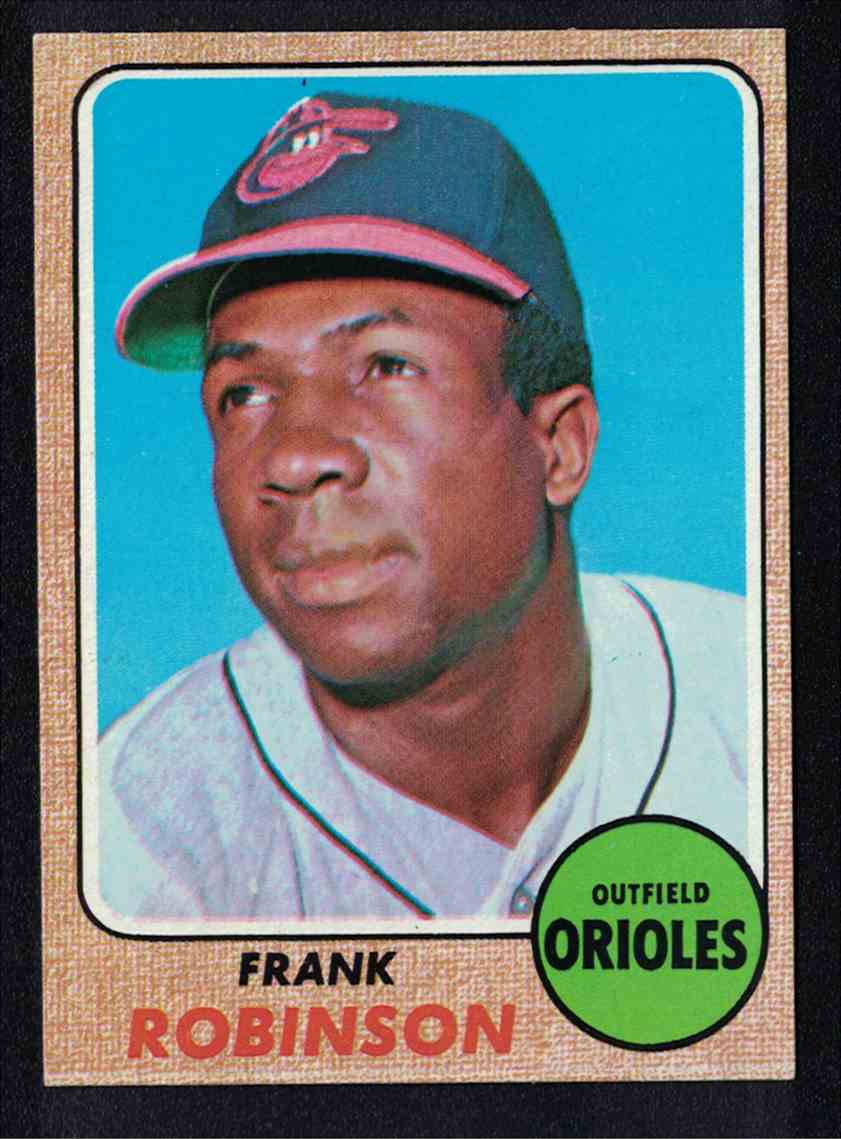 1968 Topps Frank Robinson EX-MT #500 on Kronozio