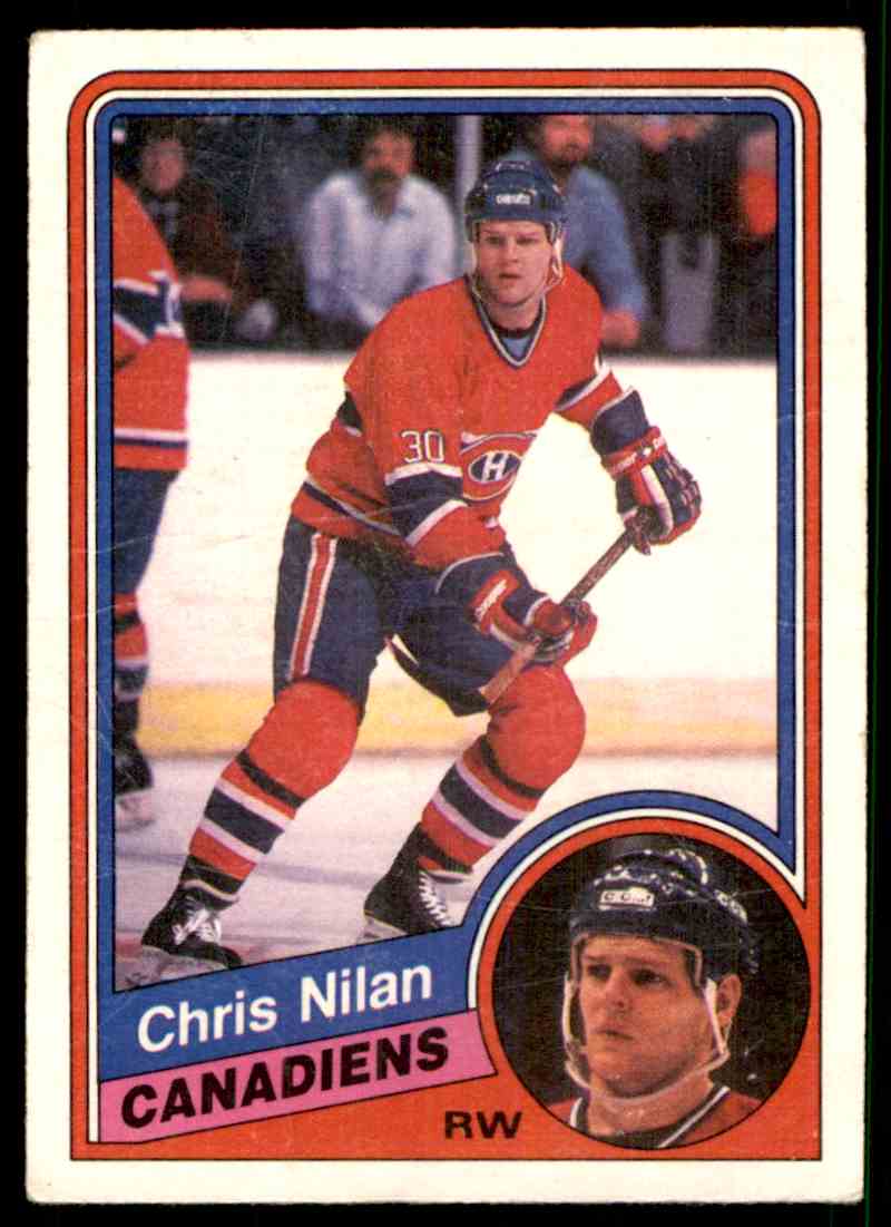 1984-85 O-Pee-Chee Chris Nilan #268 card front image