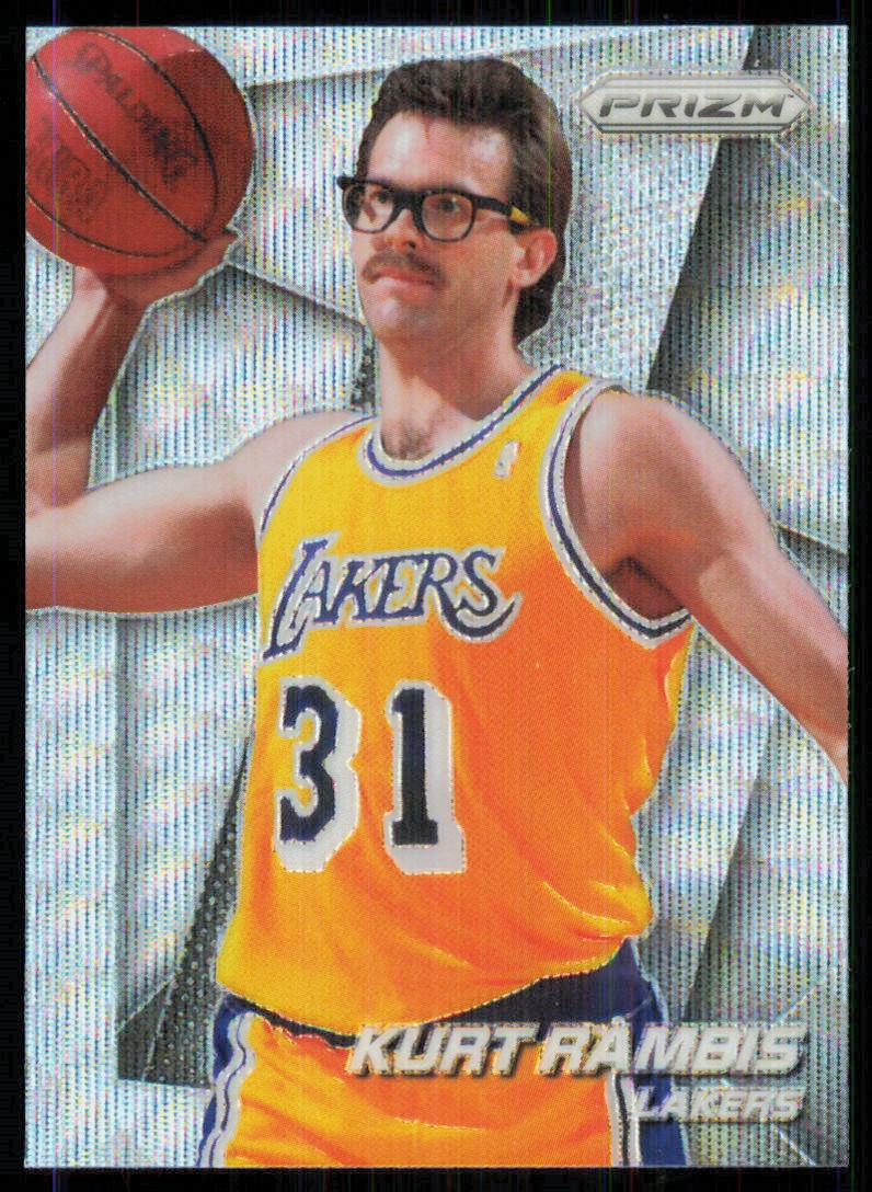 2014-15 Panini Prizm Blue Wave Kurt Rambis Los Angeles Lakers #222
