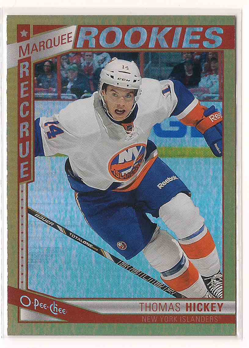 2013-14 O-Pee-Chee Rainbow Thomas Hickey #549