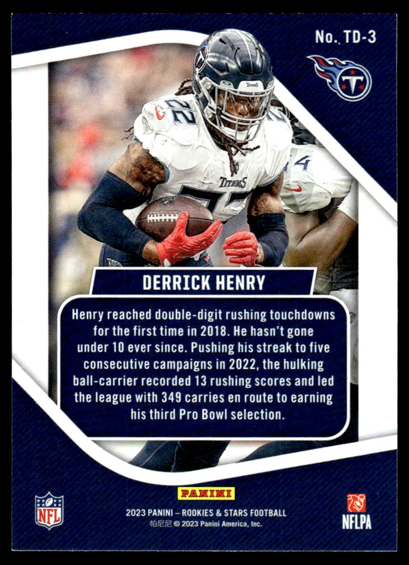 2023 Panini Rookies & Stars Touchdown Club Derrick Henry