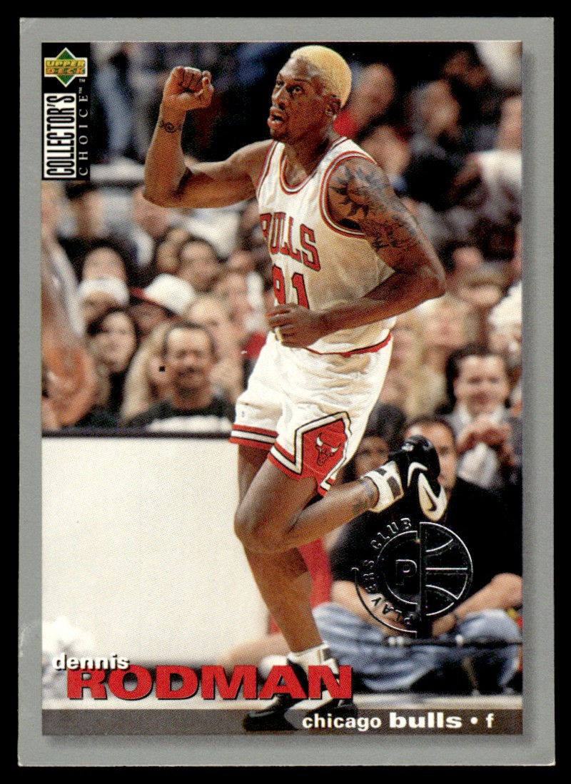 1995-96 Collector's Choice Player's Club Dennis Rodman Chicago