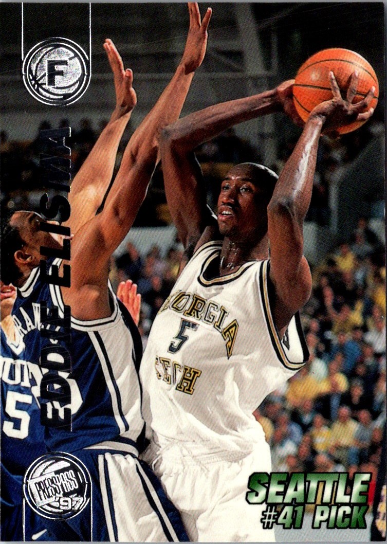 1997-98 Press Pass Double Threat Eddie Elisma #33