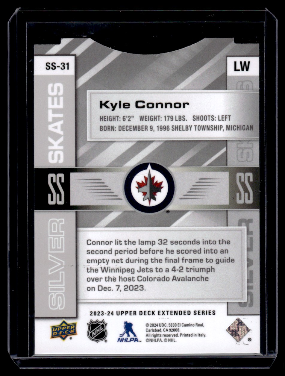 UPPER DECK NHLカード SP GAME USED KYLE CONNOR WINNIPEG JETS 44/81 #109 送料無料 中古 IT2 2023-24 Upper Deck Silver Skates Kyle Connor. Winnipeg Jets