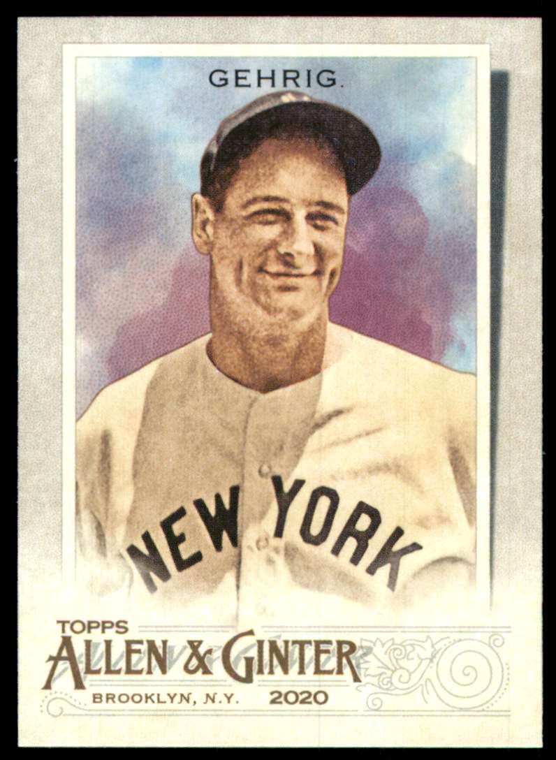 2020 Topps Allen And Ginter Lou Gehrig #11