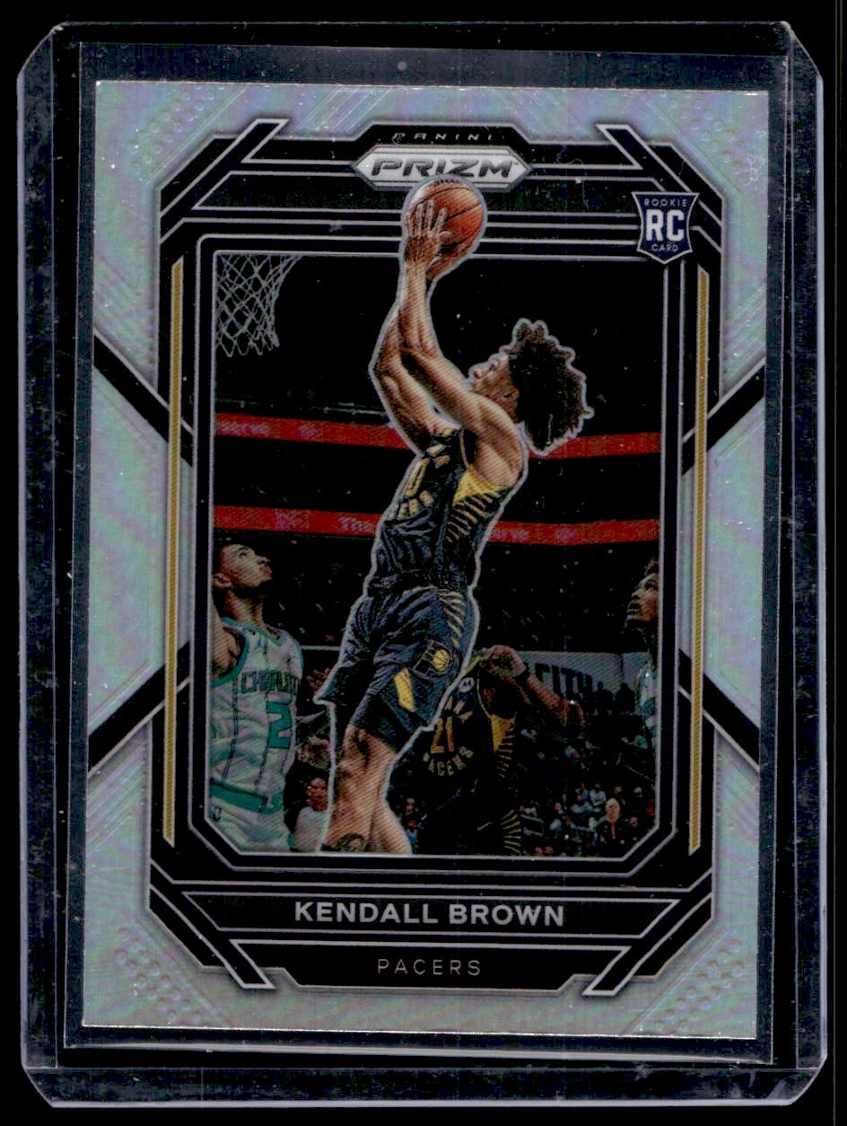 2022-23 Panini Prizm Silver Kendall Brown Rookie G40 Indiana
