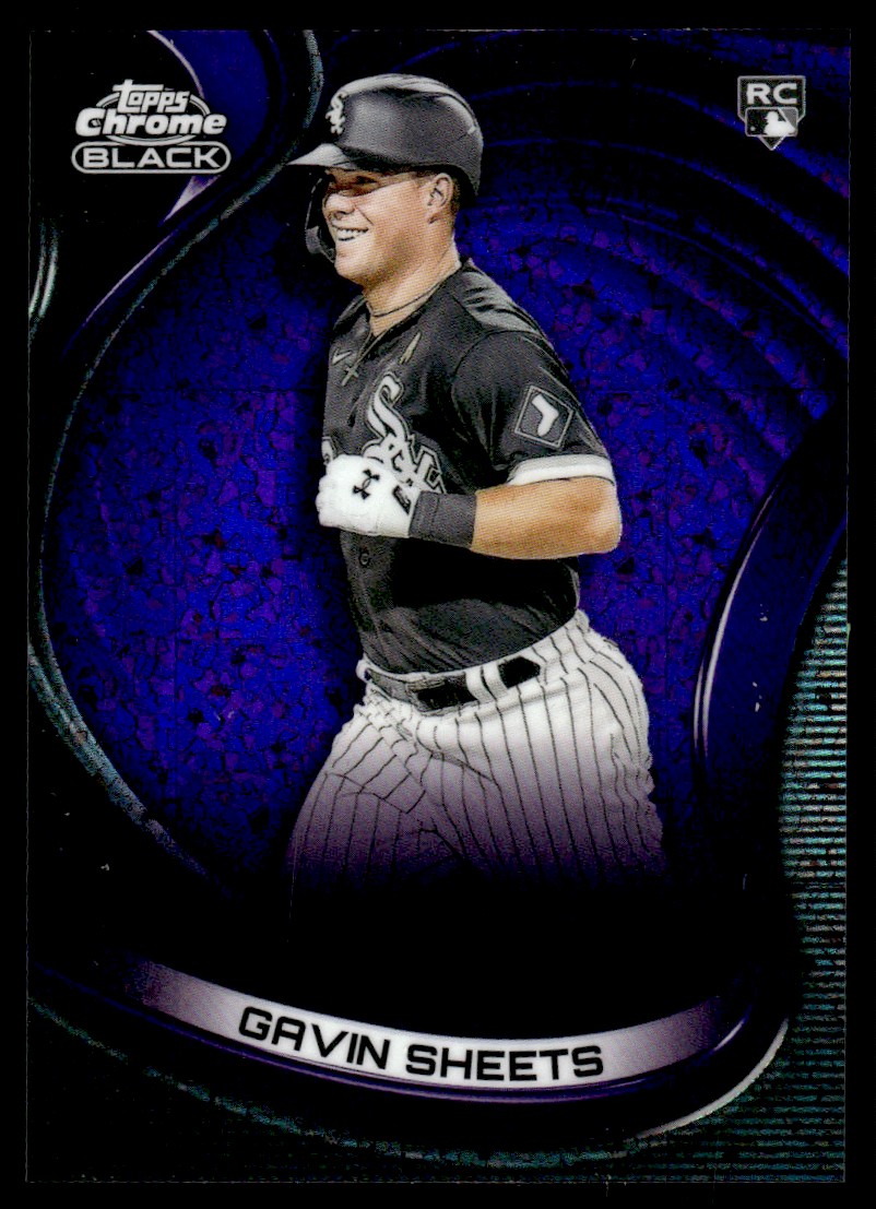 2022 Topps Chrome Black Gavin Sheets Rookie 019/150 Chicago White