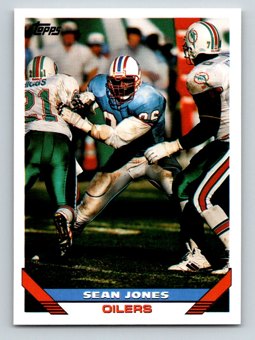 1993 Topps Sean Jones #229 card back image