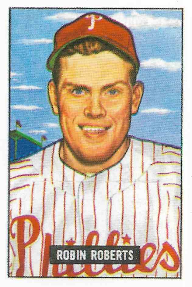 1986 C.C.C. 1951 Bowman Reprint Robin Roberts #3