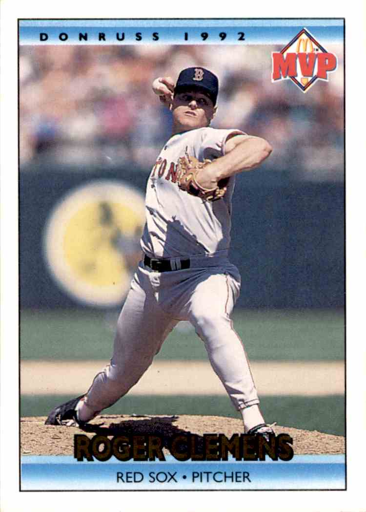 1992 Donruss McDonald's Roger Clemens #10 on Kronozio