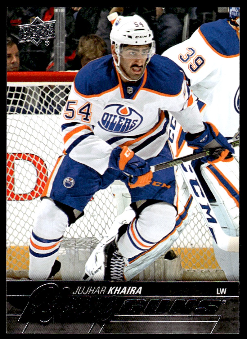 2015-16 Upper Deck Young Guns Jujhar Khaira Rookie Edmonton Oilers