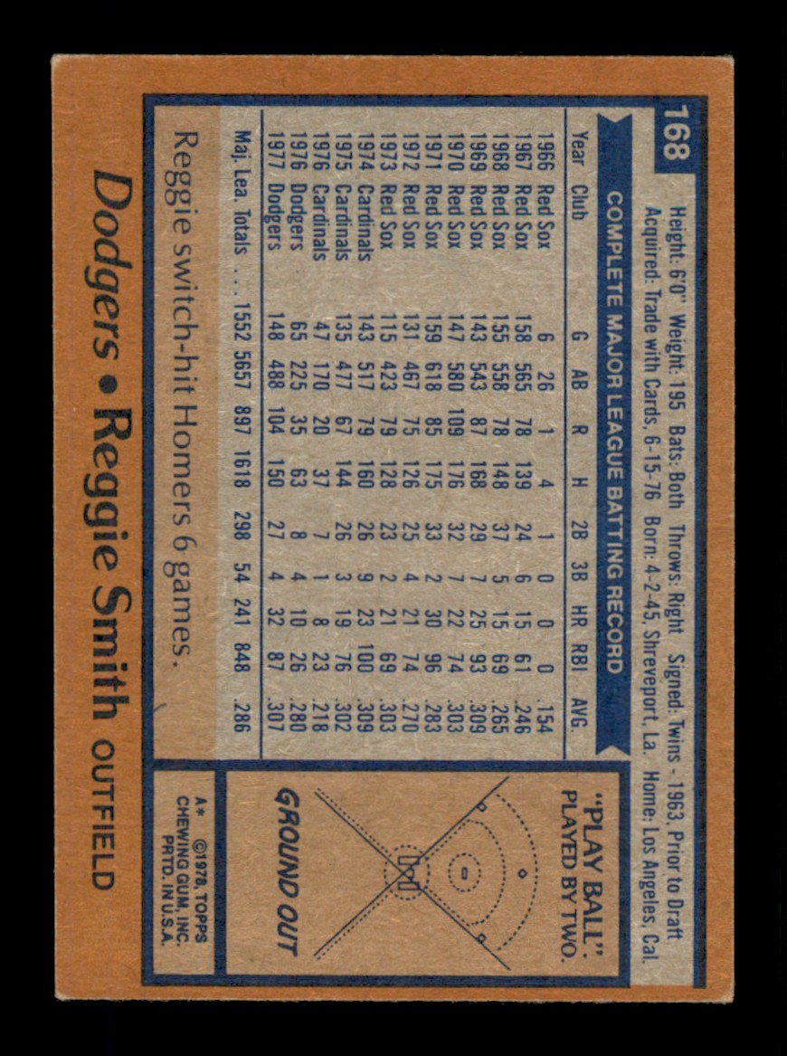 Topps Baseball #1-250 1978 - TÚ ELIGES - Completa tu conjunto - Imagen 335 de 499