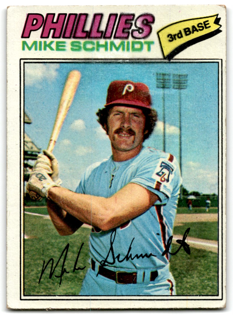 1977 Topps Mike Schmidt #140 card front image