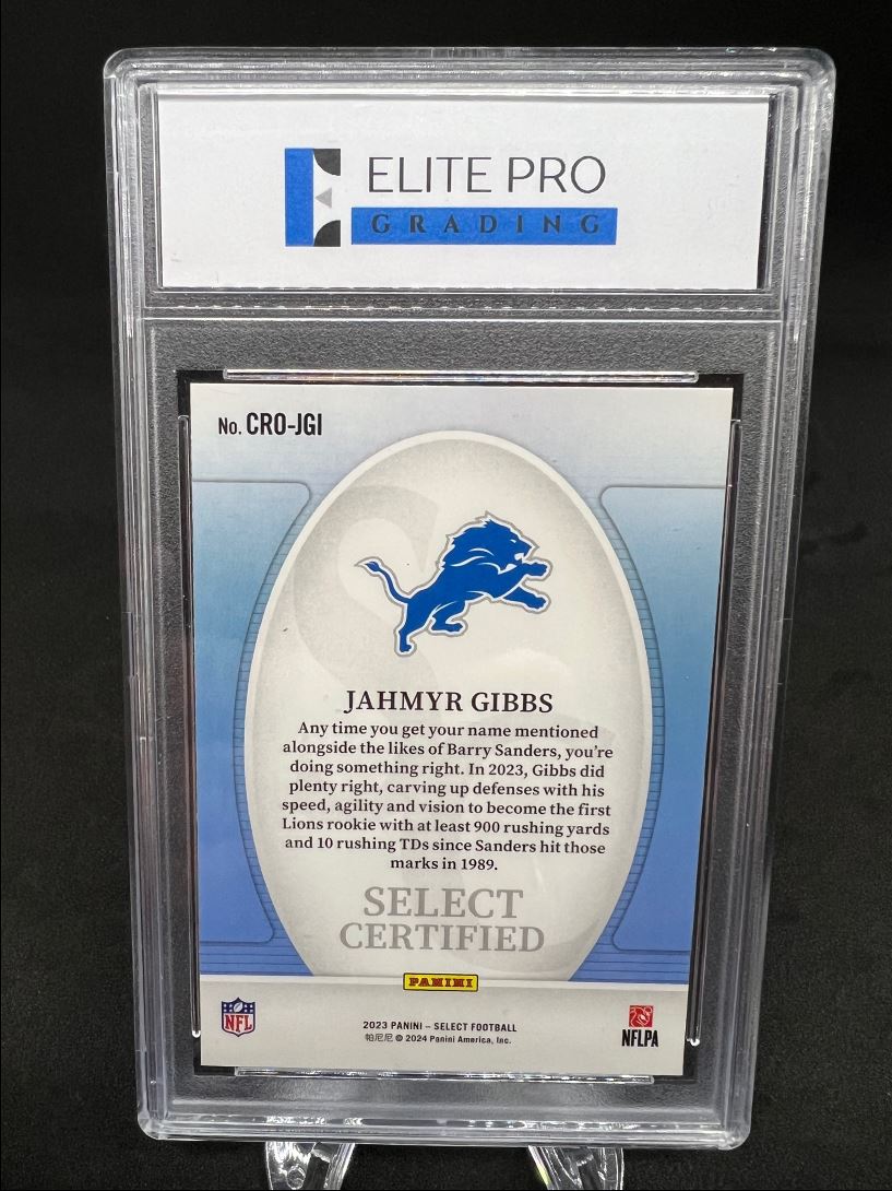 2023 Select Certified Rookies Jahmyr Gibbs Detroit Lions #CRO-JGI