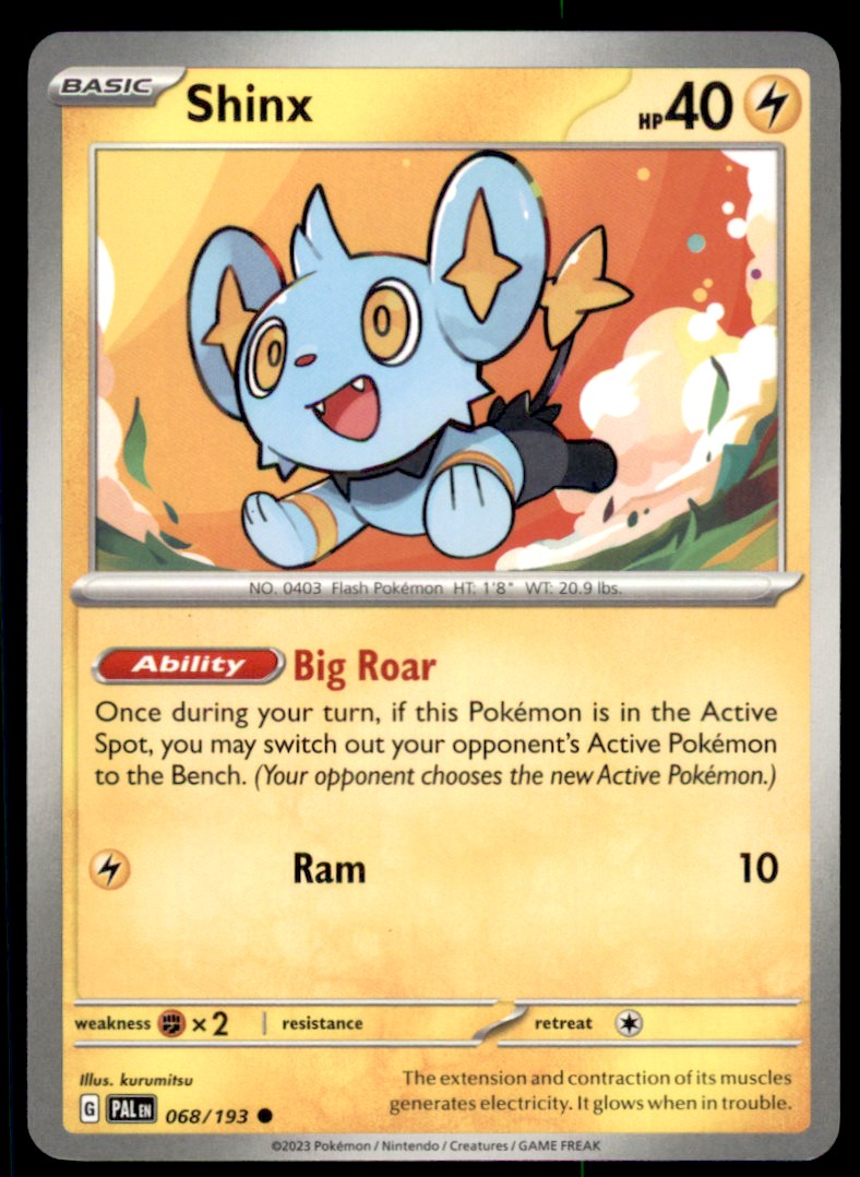 shin⭐︎ 2023 Scarlet & Violet Paldea Evolved Shinx #68 on Kronozio