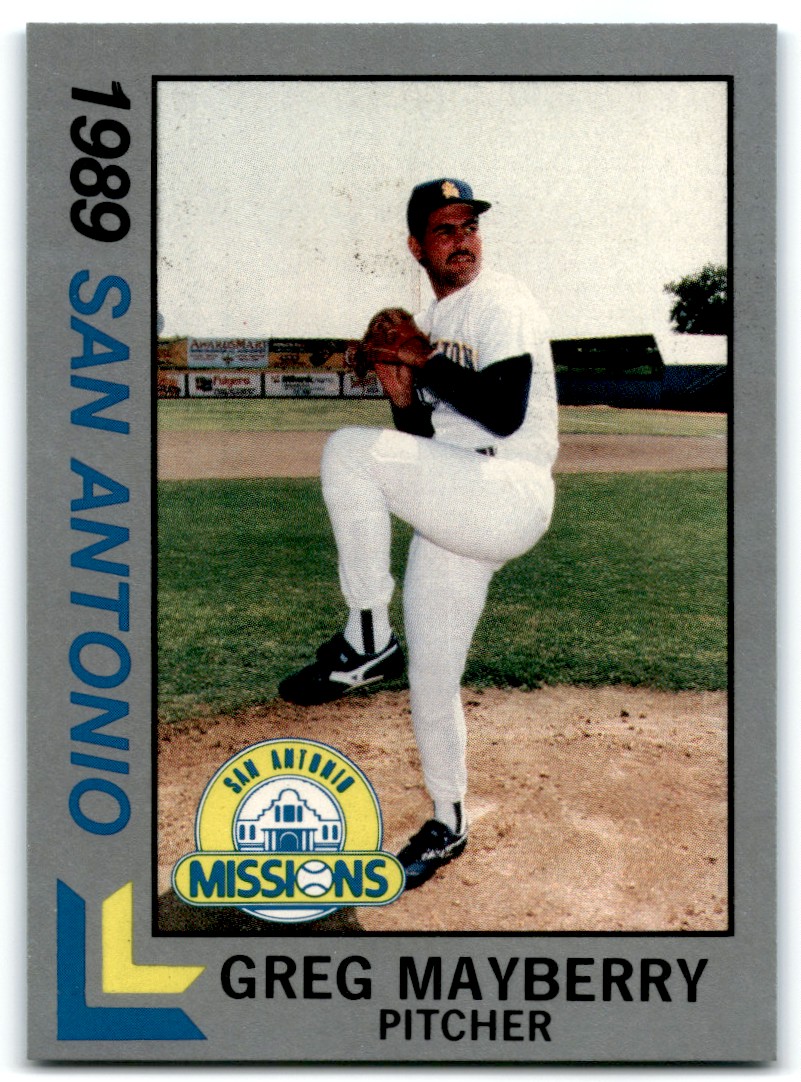 1989 Best San Antonio Missions Platinum Greg Mayberry Dodgers San