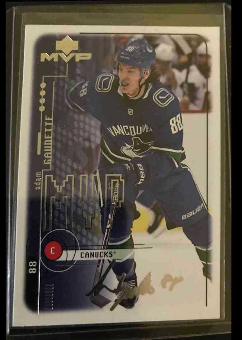 2018-19 Upper Deck Upper Deck Tribute Silver Script Adam ...