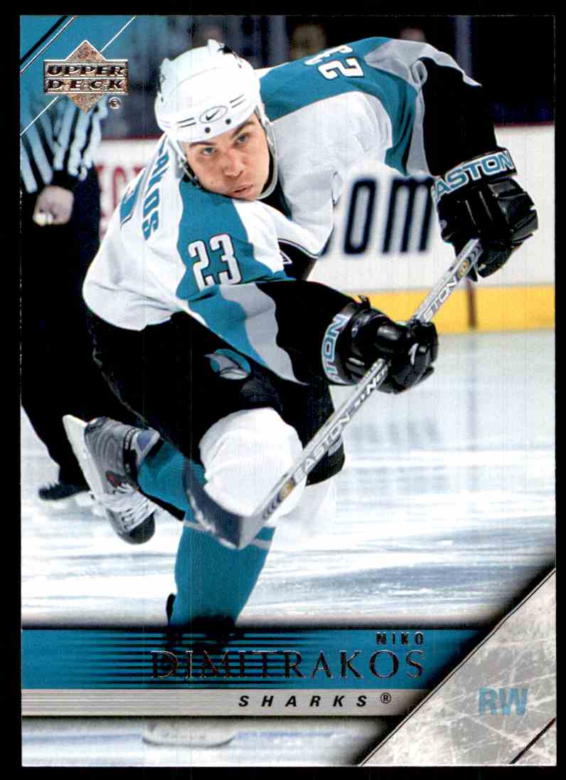 2005-06 Upper Deck Series 2 Niko Dimitrakos #409 On Kronozio