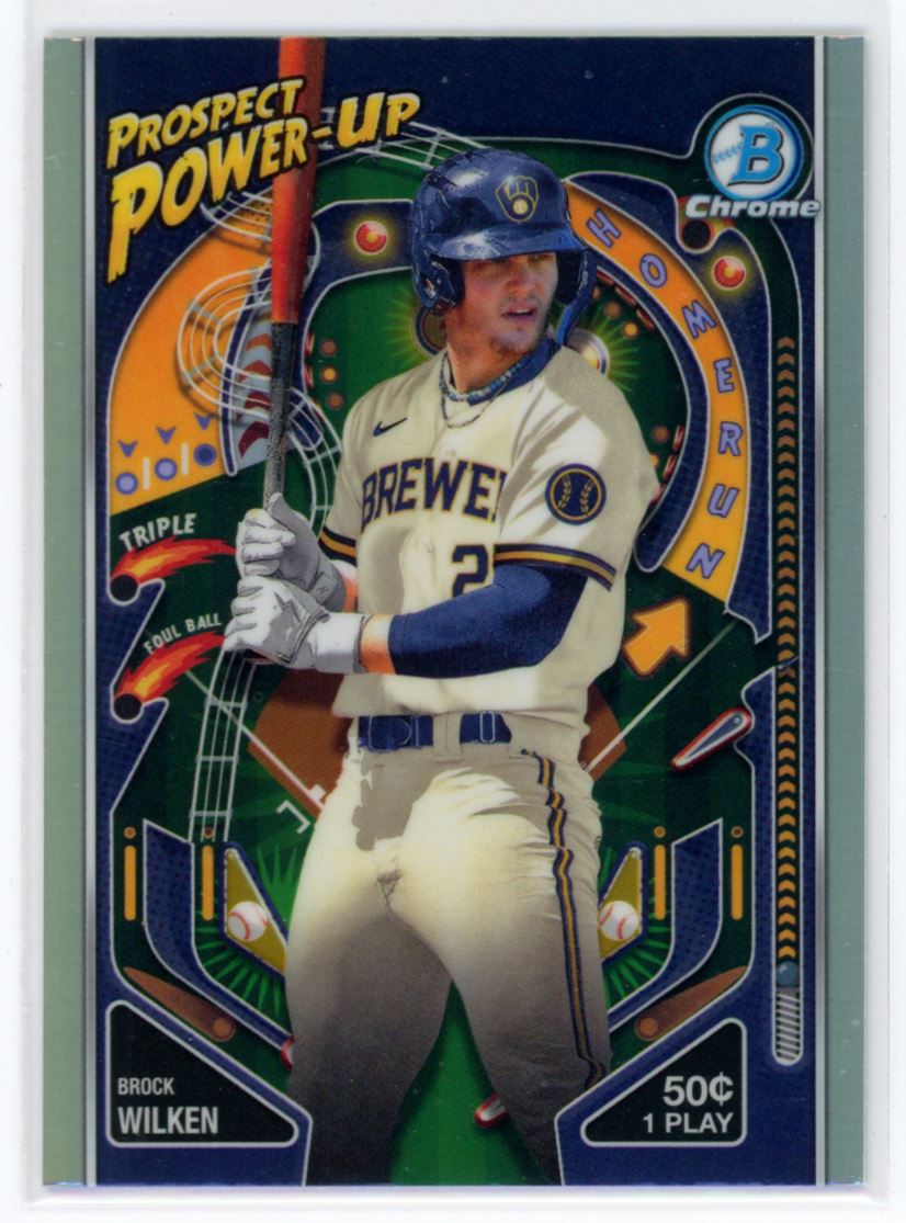 2024 Bowman Prospect Power-Up Brock Wilken Milwaukee Brewers #PP-7