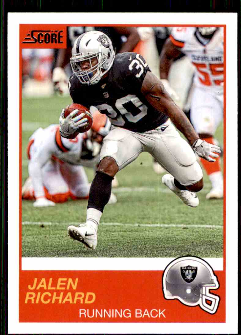 2019 Panini - Score - Oakland Raiders: Jalen Richard - RB - Card #39