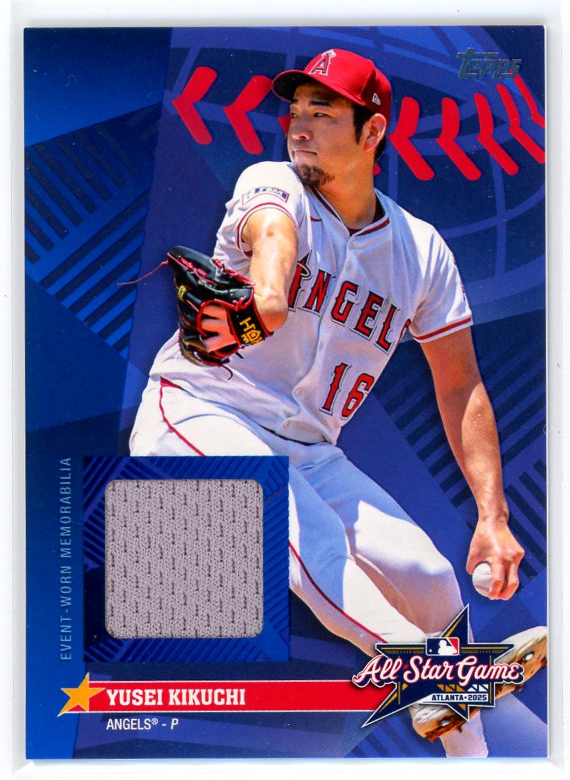 2025 Topps Update All-Star Stitches Relic Yusei Kikuchi Los