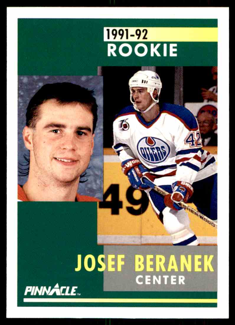 1991-92 Pinnacle Josef Beranek #303