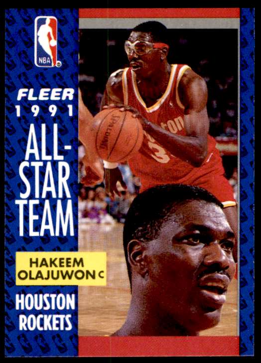 fleer 92 93 hakeem olajuwon