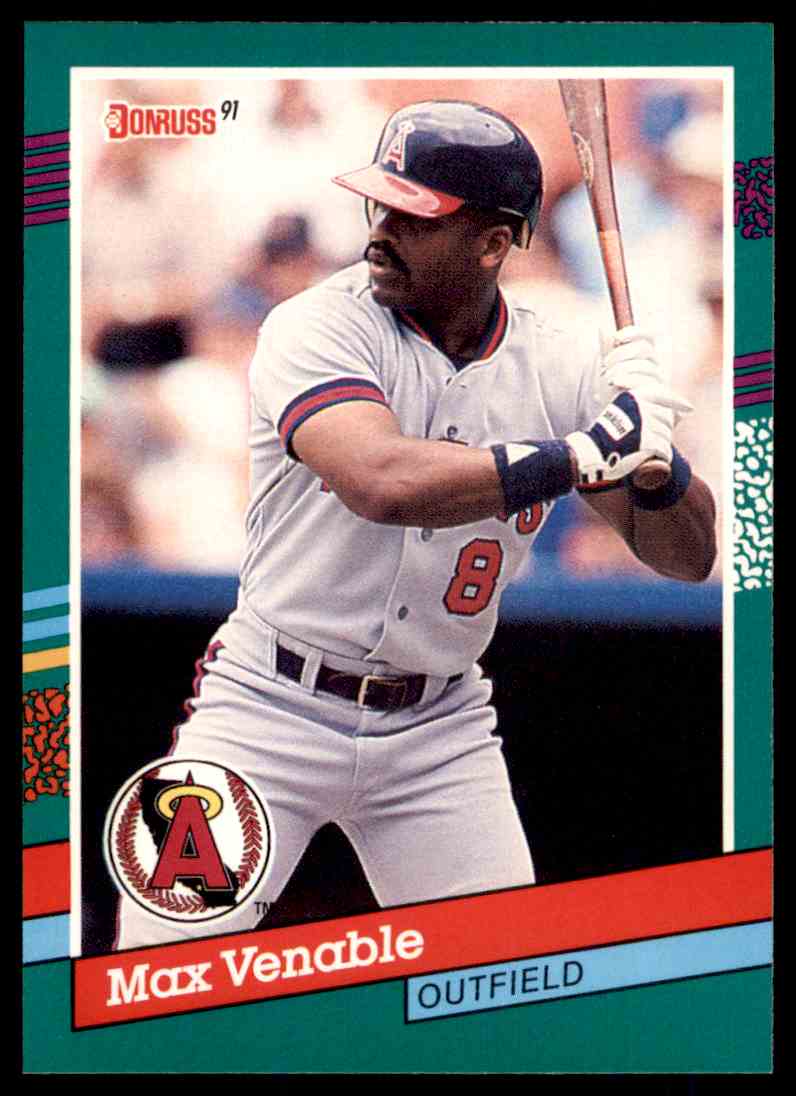 1991 Donruss MLB Max Venable #510